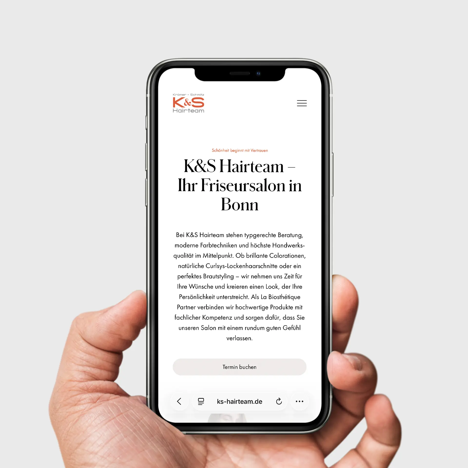 KS Hairteam Friseur La Biosthétique Bonn Website